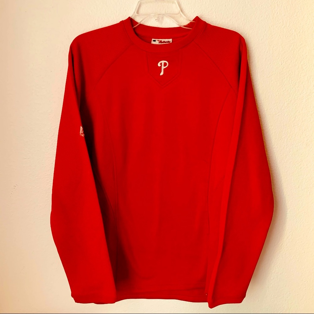Vintage 90s Majestic Phillies BP Sweater Pullover